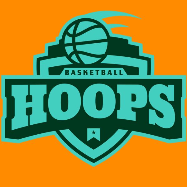 Hoops Basketball logo template 02 Thumbnail