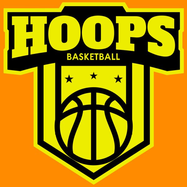 Hoops Basketball logo template 04 Thumbnail