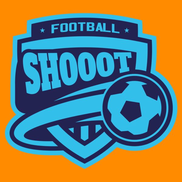 Shoot Football logo template Thumbnail