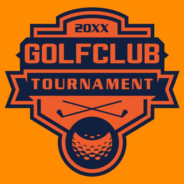 Golf club Tournament logo template 02 Thumbnail