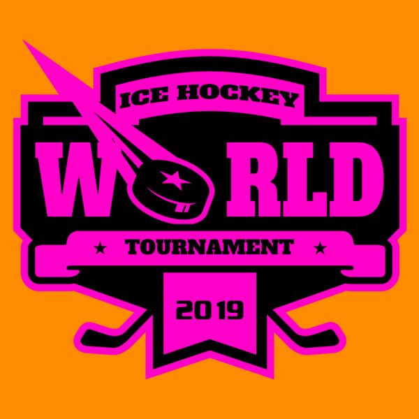 World Ice Hockey Tournament logo template Thumbnail