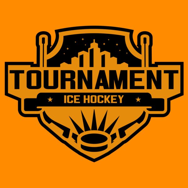 Tournament Ice Hockey logo template 02 Thumbnail