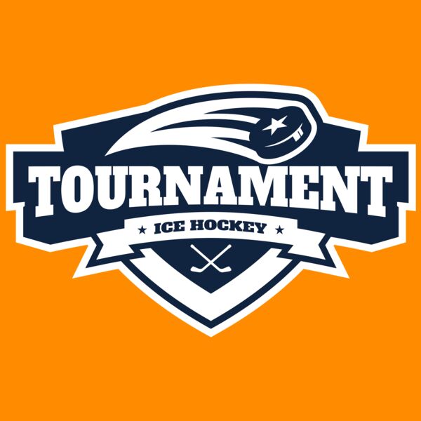 Tournament Ice Hockey logo template 02 Thumbnail
