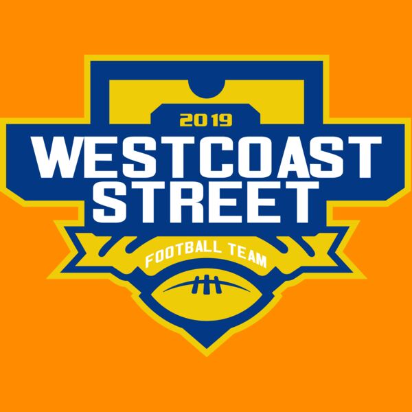 West Coast Street Football League logo template Thumbnail
