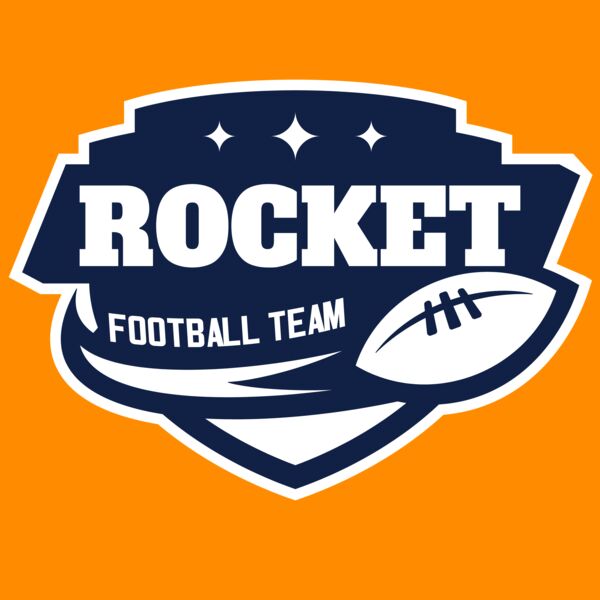 Rocket Football Team logo template Thumbnail