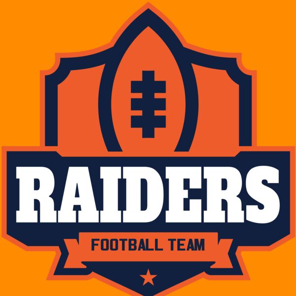 Raiders Football Team logo template Thumbnail
