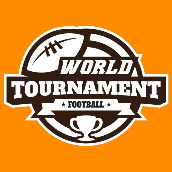 World Tournament Football logo template Thumbnail